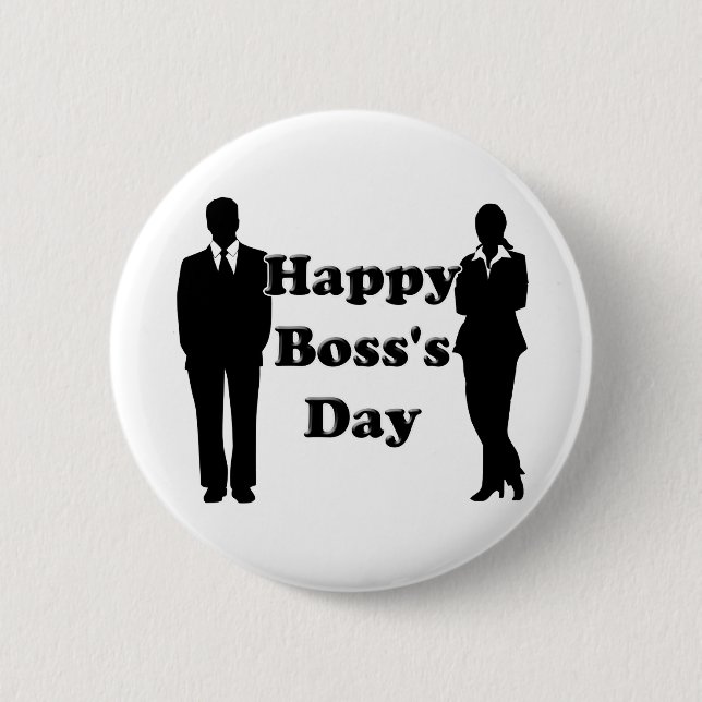 Boss's Day Pinback Button (Front)