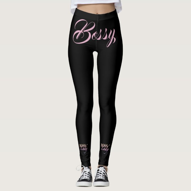 Bossy Boss Lady Leggings (Front)