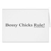 Bossy Chicks Rule (Front Horizontal)