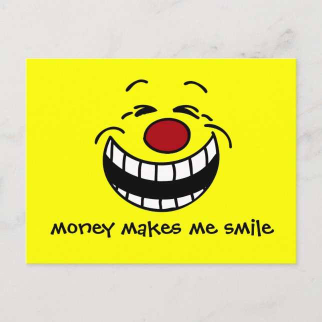 Bossy Face Grumpey Postcard (Front)