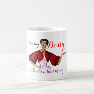 Bossy Gal Retro Coffee Mug
