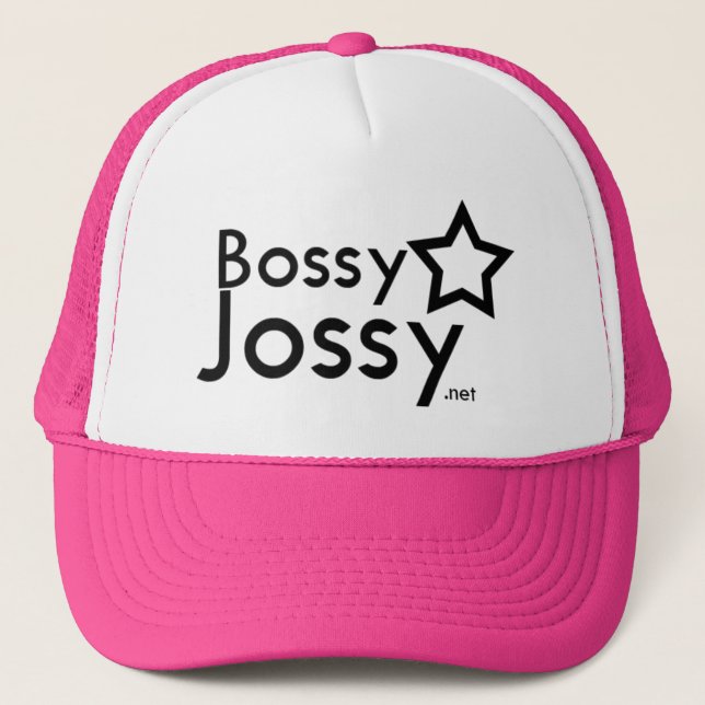 Bossy Jossy trucker hat (Front)