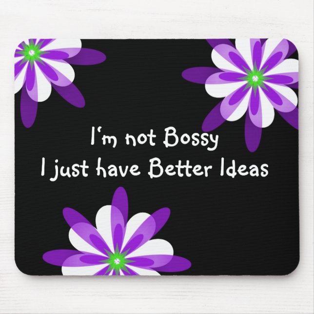 Bossy mouse pad (Front)