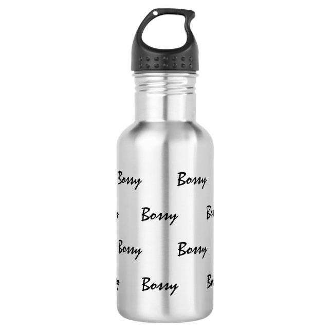 Bossy  stainless steel water bottle (Front)