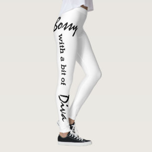 Bossy With A Bit of Diva Leggings