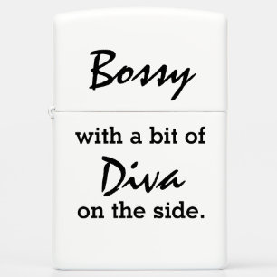 Bossy With A Bit Of Diva Zippo Lighter