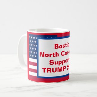 Bostic North Carolina Supports TRUMP 2024 Coffee Mug