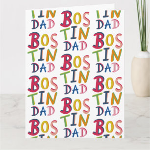 Bostin Dad Black Country Birthday or Father's Day Card