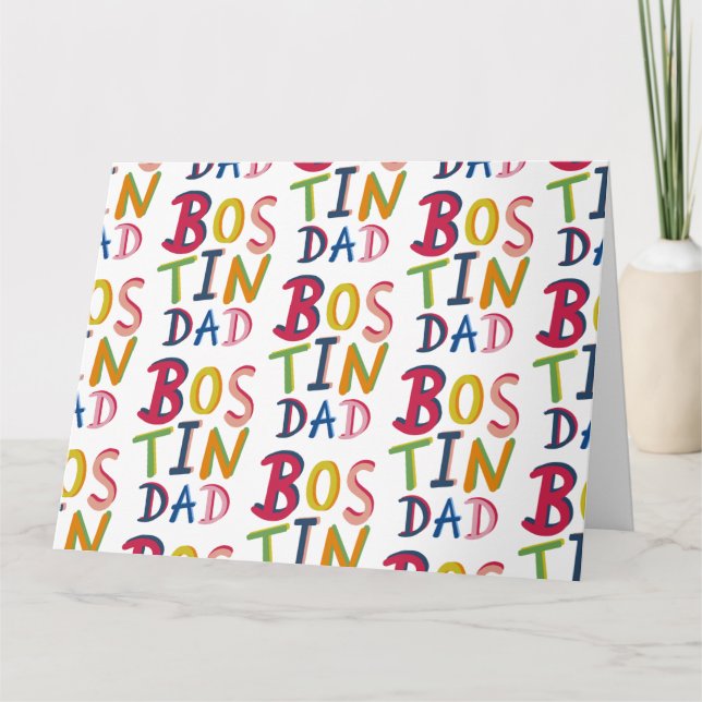 Bostin Dad Black Country Birthday or Father's Day  Card (Front)