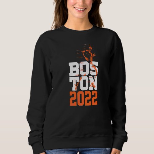 Boston 2022 Marathon Training  Qualified Sweatshirt
