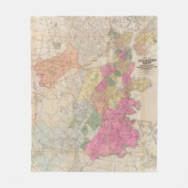 Boston 2 fleece blanket (Front)