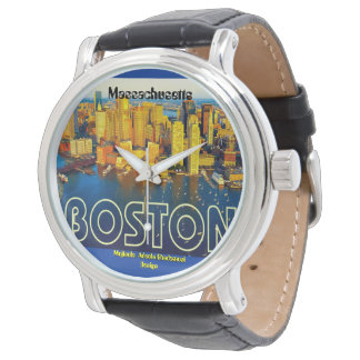 boston 2, Massachusetts - Customized Watch