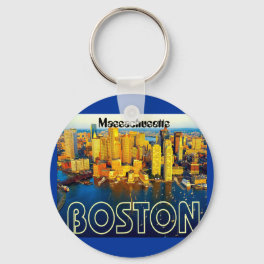 boston 2, Massachusetts Keychain