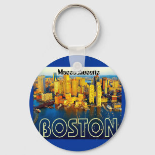 boston 2, Massachusetts Keychain