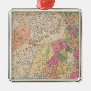 Boston 2 metal ornament
