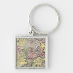 Boston 3 keychain