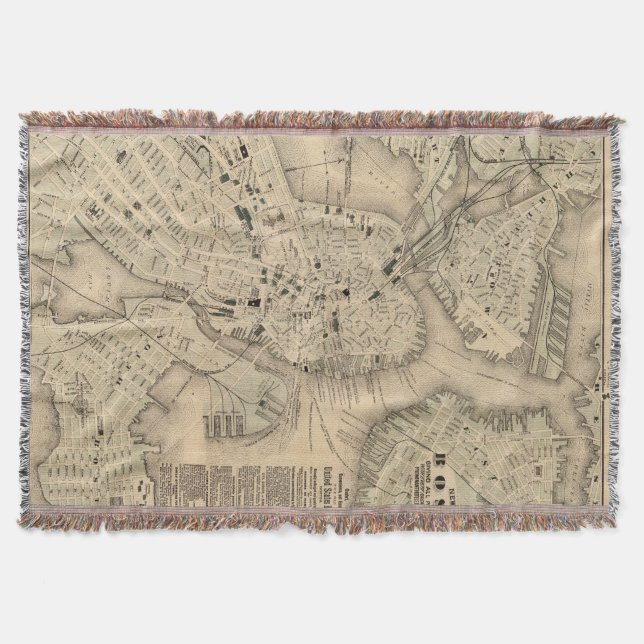 Boston 3 throw blanket (Front)