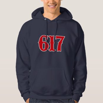 Boston 617 - Boston Strong! Hoodie by RobotFace at Zazzle