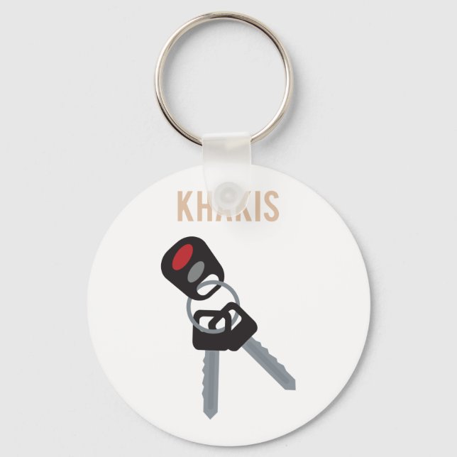 Boston Accent Car Keys Keychain (Front)