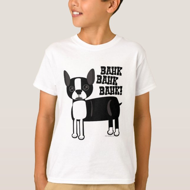 Boston Accent Terrier T-Shirt (Front)