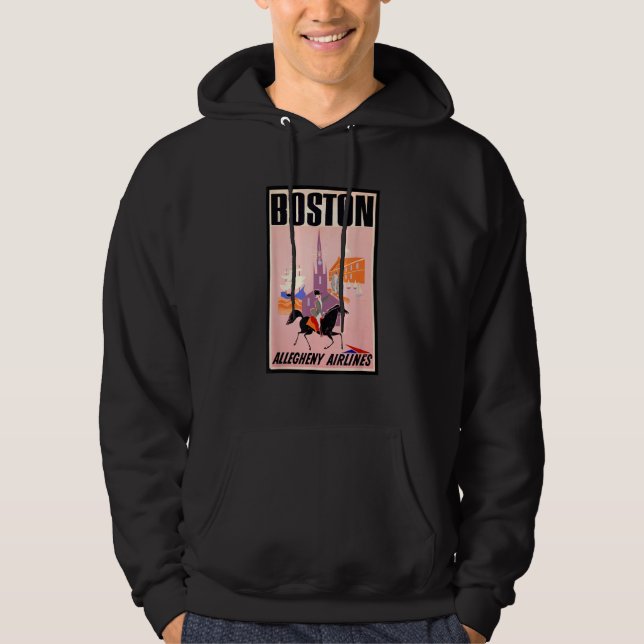 Boston American History Paul Revere Massachusetts  Hoodie (Front)