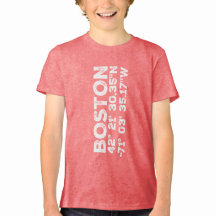 Boston and Coordinates in Distressed Font