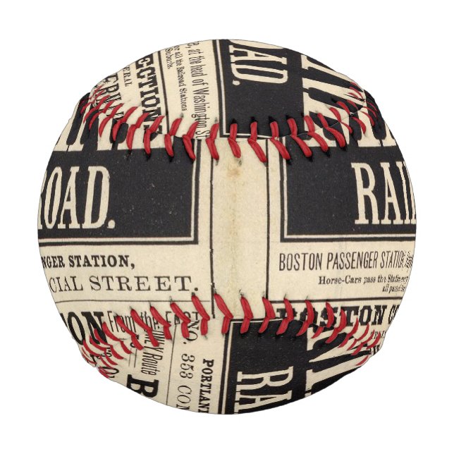 Boston and Maine Railroad Baseball (Front)