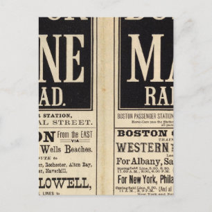 Boston and Maine Railroad Postcard