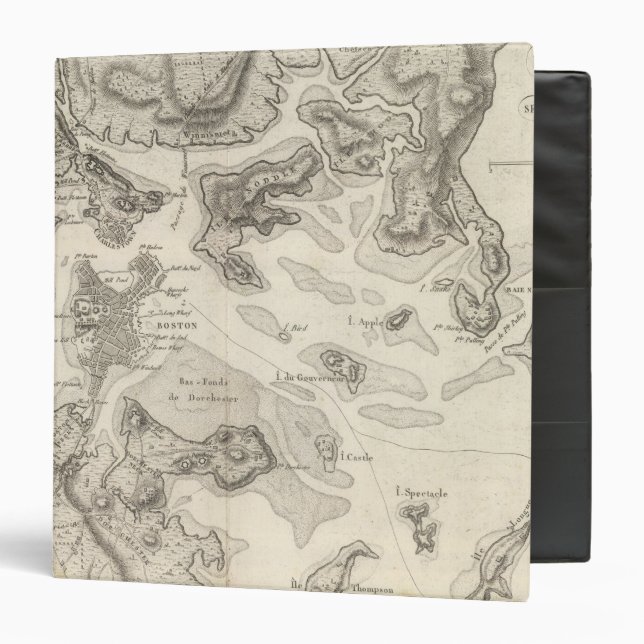 Boston and Surrounding Area 3 Ring Binder (Front/Inside)