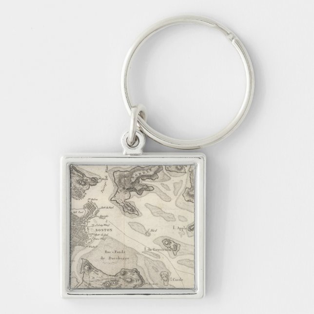 Boston and Surrounding Area Keychain (Front)