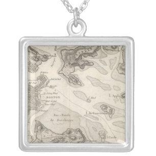Boston and Surrounding Area Silver Plated Necklace