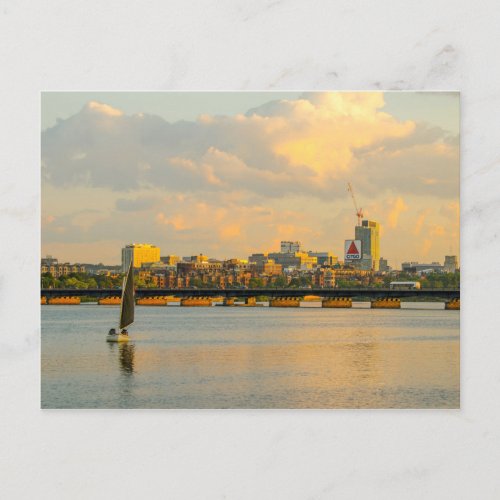 Boston and the Charles River on a Summer Afternoon Postcard