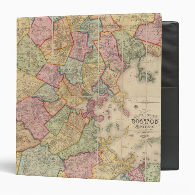 Boston and vicinity 3 ring binder (Front/Inside)