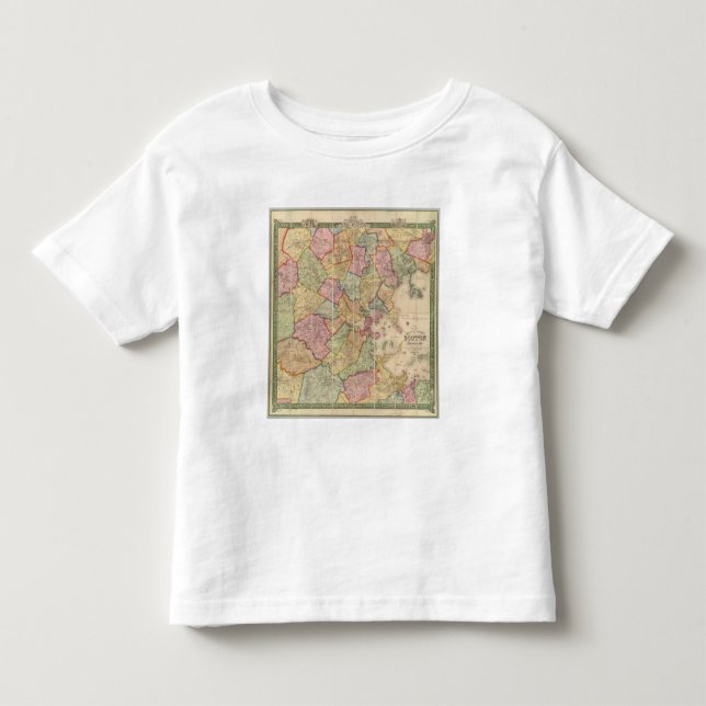Boston and vicinity toddler t-shirt (Front)