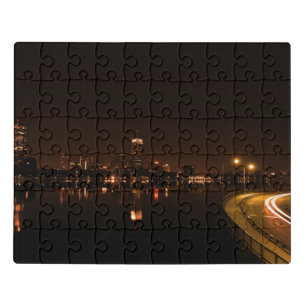 Boston at Night Jigsaw Puzzle