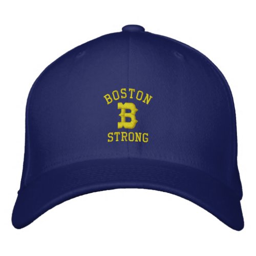 Boston B Strong Embroidered Baseball Hat