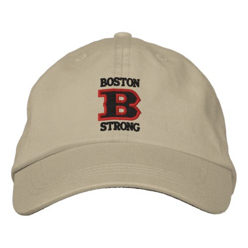 BOSTON B STRONG Embroidered Cap