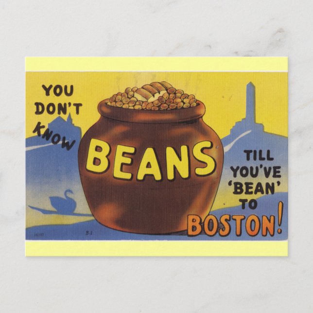 Boston Baked Beans Postcard (Front)