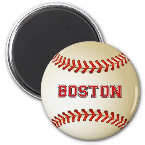 BOSTON BASEBALL MAGNET