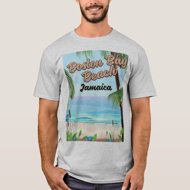 Boston bay beach, Jamaica T-Shirt (Front)