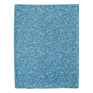 Boston Blue Glitter Duvet Cover