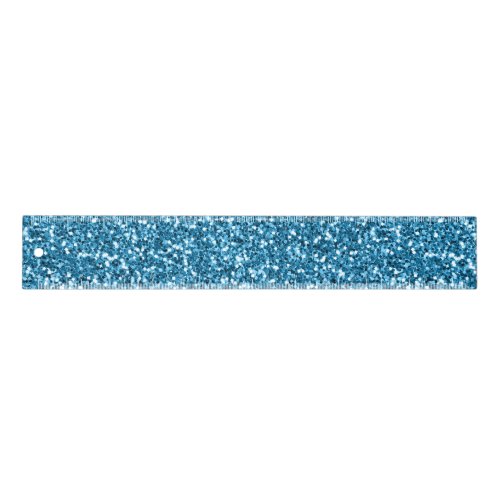 Boston Blue Glitter Ruler