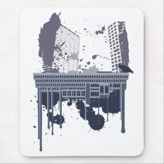 Boston Brutal (blue version) Mouse Pad