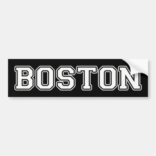 Boston Bumper Sticker