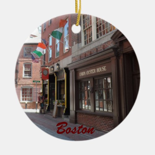 Boston Ceramic Ornament