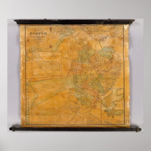 Boston, Charlestown, Cambridge, Massachusetts Poster