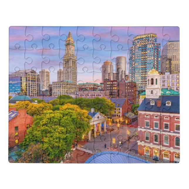 Boston City Buildings Massachusetts USA Jigsaw Puzzle (Puzzle Horizontal)