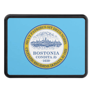 Boston city flag hitch cover