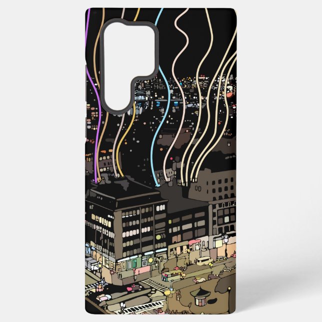 Boston City Lights Samsung Galaxy Case (Back)
