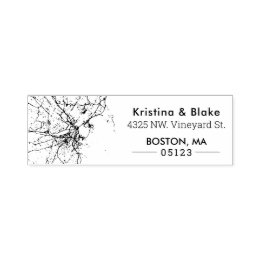 Boston City Map | Custom Address Self-inking Stamp